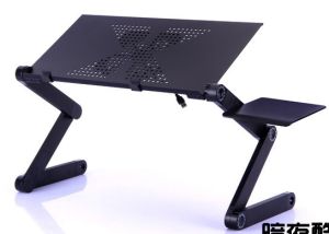 LAPTOP TABLE STAND FOR BED PORTABLE VENTED LAP DESK ADJUSTABLE NOTEBOOK RISER WITH MOUSE PAD SIDE SUITABLE FOR HOME BASED LEARNING OR WORK FROM HOME FOLDABLE COMPUTER TRAY FOR COUCH & SOFA ALUMINUM ERGONOMIC DESIGN