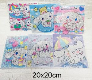 20x20cm/30x30cm Sanrio Childrens Diamond Painting Handmade Fun DIY Sticker Diamond Painting