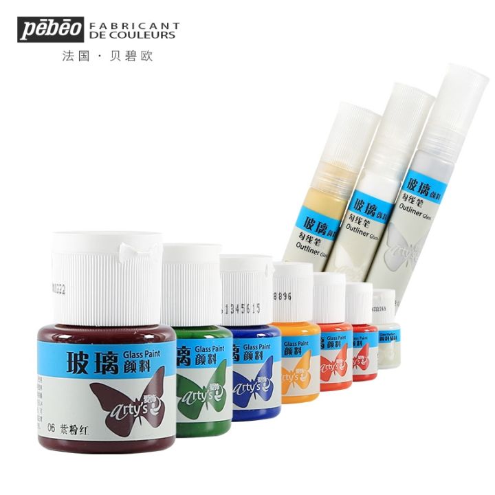 [COD] Free shipping Bebio glass paint waterproof handpainted