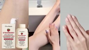 Oceaura Strawberry Cream: Gentle Skin Renewal Deeply Hydrating & Refreshingly Lightweight for Soft Supple Skin