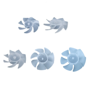Mini Fan Blade Plastic Fan Blade Replacement Small Power Hair Dryer Fan Leaves Fan Motor Accessories