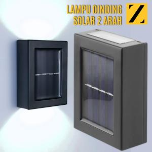 Lampu Dinding 2 arah LED Atas Bawah Tenaga Surya sinar matahari Solar Sensor Otomatis Waterproof Solar - ZEN CAR PARTS
