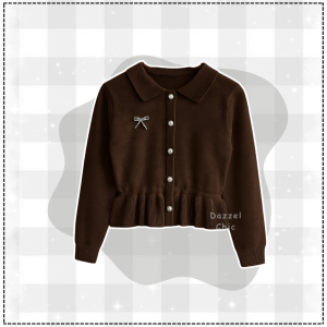 Zavora OOTD Atasan Blouse Cipa 3in1 Set Korean Style ( Bella Square+Blouse Rajut+Celana OroPans ) Setelan Nongki Wanita Kekinian Simple - SET AB448