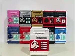 PasswordPiggyBankMoneySafeSoundEffectStrongboxHomeATMMachineMusicCoinBankTabungSimpanan