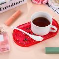 Mold Resin Coaster Oval/Cetakan Resin Coaster Oval/Oval Coaster Mold/Resin Epoksi Bentuk Oval. 