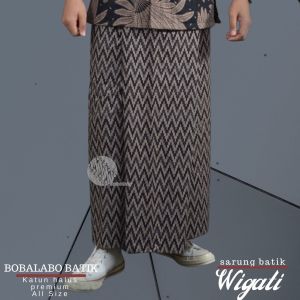 Sarung Batik Pria Dewasa Katun Halus Premium | Bawahan Muslim Batik Sarung