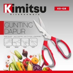 GUNTING DAPUR JUMBO 20CM SERBA GUNA STAINLESS STEEL 4 IN 1