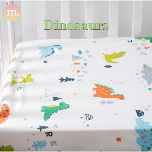 Premium Quality 100% Cotton Waterproof Baby Fitted Bedsheet (120cm x 60cm)