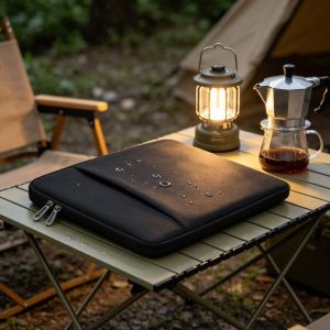 Premium Oxford Fabric Laptop Sleeve 13/14/15/15.6 inch - Shockproof Soft Lined Notebook Bag with Storage Pocket