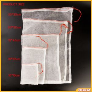 Nurm Reusable Fruit Nylon Protection Bags Bird Net Barrier Bag for Garden Plant