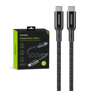 InnoStyle PowerFlex Ultra 100W USB-C to USB-C cable  Fast Charging Cable for iPhone 16 Pro Max iPhone 17 Pro Max iPhone 15 Pro Max Samsung S23 UltraSamsung S24 Ultra ipad Pro 2021 Apple MacBook Air MacBook Pro Huawei Matebook
