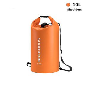 ROCKBROS 2-10L Sport Swimming Bag PVC Waterproof Backpack Fashion Bags for Women Men Sport Outdoor Hiking Shoulder Folding Bags