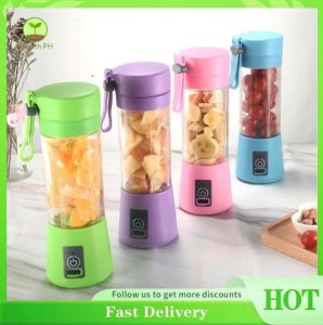 Portable Mixer Blender Electric Fruit Juicer 4 Colors USB Rechargeable Smoothie Maker Stirring Glass Food Processor Juice Cup High Quality New