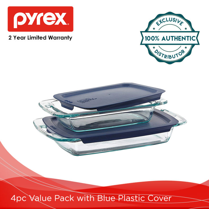Pyrex Easy Grab 4pc Value Pack with Blue PC Lazada PH