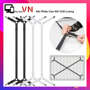 Kẹp Ga Giường 12 Kẹp Chống Trượt Co Giãn Tốt - Dây Kẹp Drap Dây Đai Cố Định Ga Giường Chống 8 Hướng Xê Dịch - Kẹp Cố Định Ga Giường