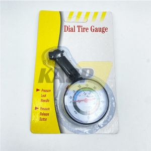 Kasp 1503 Tire Pressure Gauge Round Air Gauge Accurate Mechanical Zinc Alloy Air Gage For MotorcyclesCarsSuv