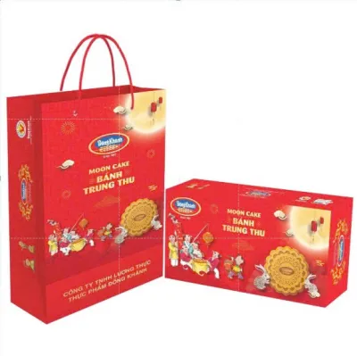 [BÁNH TRUNG THU] Bánh Nướng Trung Thu Đồng Khánh Sữa Dừa Hạt Dưa 1 Trứng (150g) Chính Hiệu Bông Lúa Vàng Được Phân Phối Chính Thức Bởi Vũ Gia