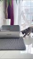 【Stainless Steel Cat Litter 】Open Cat Litter  Cat Toilet Cat Litter Tray Tandas Kucing Besar Bekas Pasir. 