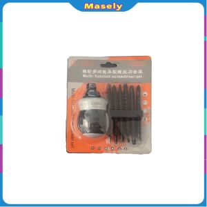 Masely 13 in 1 Ratchet Screwdriver Set Alloy Steel Magnetic Dual-Purpose Batch Head Telescopic Screwdriver