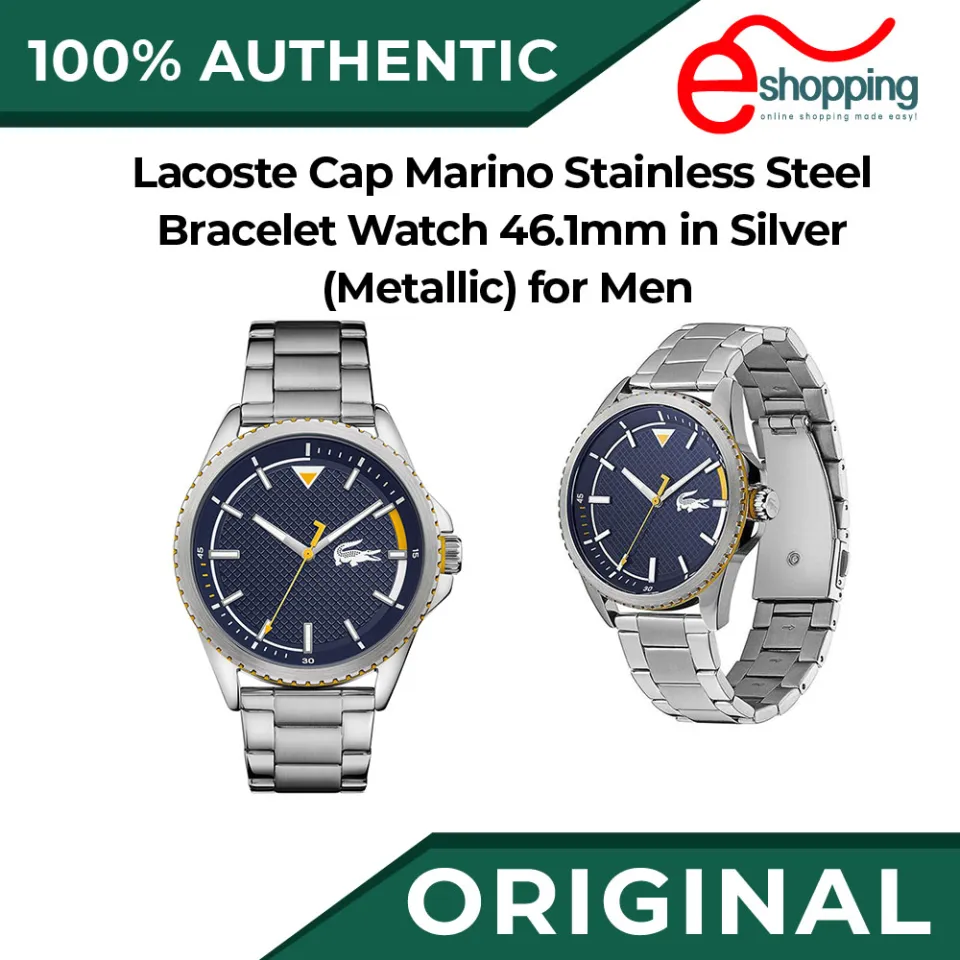 Lacoste stainless best sale steel watch