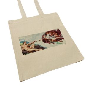 Handbag Michelangelos Creation of Adam Vintage Art