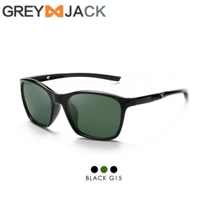 Grey Jack Kacamata Hitam Sunglasses Polarized Anti UV400 Model Kotak Bahan TR90 Ringan Fashion Laki-laki dan Wanita 1805
