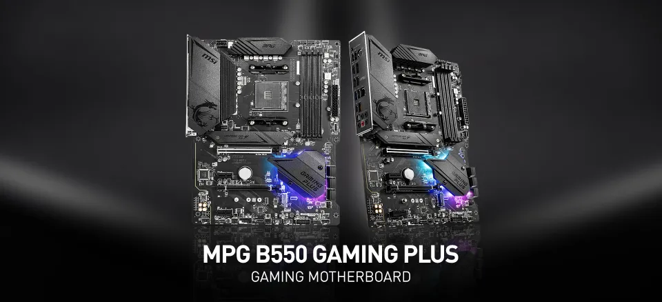 MSI MPG B550 GAMING PLUS Motherboard AMD B550 (Socket AM4