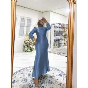 Dress Spesial Burgundy | Dress Kondangan Lamaran Viral Termurah Simple Elegan Modern Kekinian | Dress Wedding Anak Perempuan Press Body Korean Style Terbaru Gaun Pesta Bridesmaid Mewah Terlaris | dress Pesta Lebaran