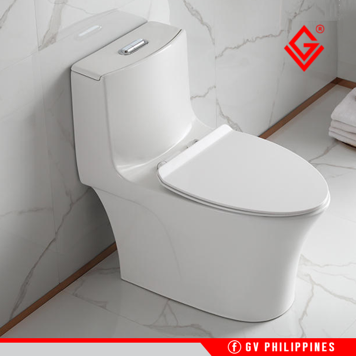 GV 3618 One Piece Water Closet Toilet Bowl | Lazada PH