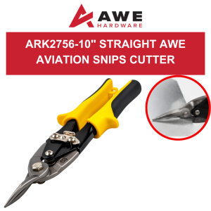 CSM 10 Inch Straight Aviation Snips Metal Sheet Cutter Tin Snip Steel Cutting Shears