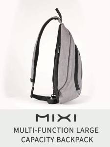 Mixi Men One Shoulder Backpack Women Sling Bag Crossbody USB Boys Cycling Sports Travel Versatile Fashion Bag Student School2026