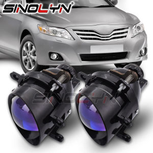 Sinolyn Fog Light Tuning For Toyota Camry/Corolla/RAV4/Yaris/Auris/Highlander Bi-xenon Projector Lens H11 D2H HID LED Bulb Car Lights Accessories DIY