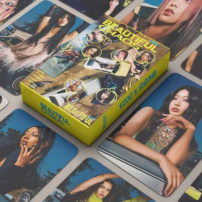 55pcs/box KATSEYE Photocards BEAUTIFUL CHAOS Album KPOP LOMO Card Collection Card