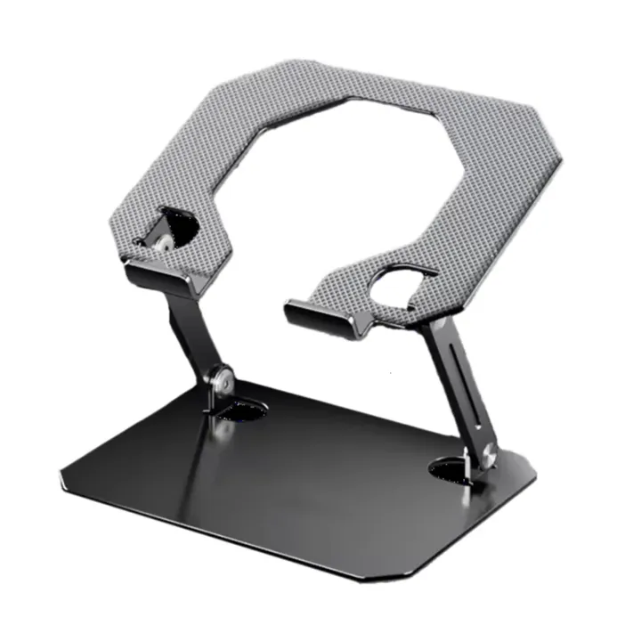 Foldable Tablet Stand Holder for Desk with Adjustable Tension and Heat