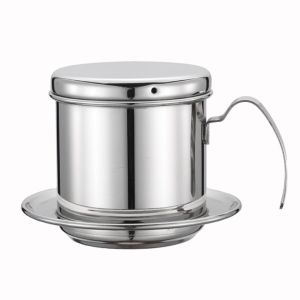 WANGCAI Stainless Steel For Office Home Traveling Manual Coffee Kitchen Coffee Filter Coffee Brewing Tool Drip Brewer Strainer Pot