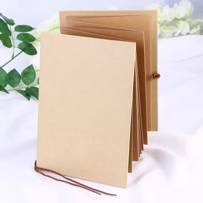 Handmade Accordion Photo Book Foldable Kraft Paper Scrapbook Gift
