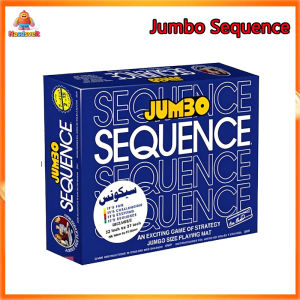 【Jumbo Sequence】 Board Game Jumbo Sequence for Family Party Game Tabletop Games For Kids And Adults Combination Table Games 2-12 Players Childrens Toy Gift Card Games