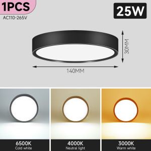 Led Downlight Ceiling Light Surface Mounted Led Spot Light Pinel Light 220V 5/10/15/25W  LED Ceiling Lights by Electricity for Home Lighting Bedroom Livingroom Lighting