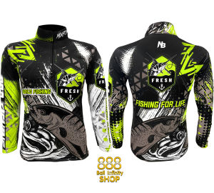เสื้อตกปลาปั่นจักรยาน Set สี 4 Monster World Fishing มีให้เลือก 4 สี (สินค้าพร้อมจัดส่ง) ป้องกันแสง UV เนื้อผ้าผิวสัมผัสนุ่มใส่แล้วรู้สึกเย็นสบาย
