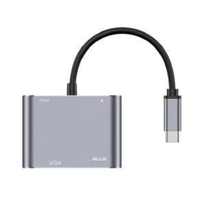 USB ซีอะแดปเตอร์มัลติพอร์ตอะแดปเตอร์แบบพกพาชนิด C ตัวแปลง USB ฮับ USB C พร้อมพอร์ต USB 3.0