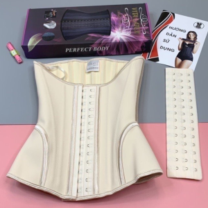 (FREE:thanh nới+áo liner) Gen bụng Vitalatex ĐẶC 2025 19 xươngdài 26cm29cm nhập khẩu Italia-Mang tới 1 thân hình ĐỒNG HỒ CÁT.