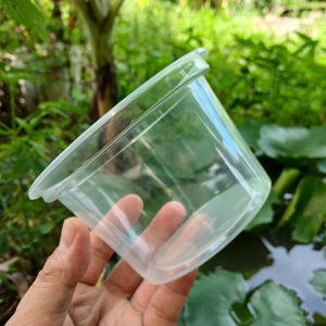 Hộp tròn 500ml UKP nhựa PP trong veo bền đẹp chịu nhiệt nắp kín khít tiện lợi dùng thực phẩm