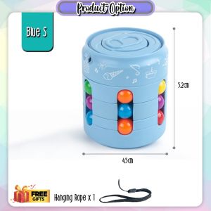 [iRojak] Rotating Magic Beans Puzzles Beads Magic Cube Spinner Cube Stress Relieve Toy 魔豆魔方 Mainan Kiub - BT341