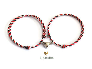 LJpassion Gelang Tridatu Couple Pasangan Magnet Love Heart