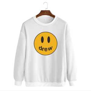 Kaos Lengan Panjang Model Ban Pinggang / Kaos Wanita Gambar Drew Smile  Murah / Kaos Wanita Kekinian Mata Gadis