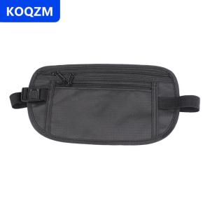 [COD] KOQZM 1 túi đeo hông du lịch vô hình Túi Đeo Hông túi đựng tiền hộ chiếu Ví an ninh ẩn túi thông thường cho nam nữ