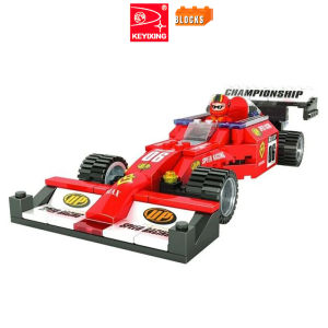 KEYIXING 159 Pcs Racing Championship Car Bricks (14279)Raion Educational Building Blocks