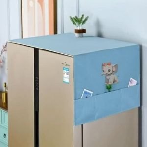 【Ship in 24H】冰箱防尘罩顶盖布单开门双开门冰箱盖巾洗衣机微波炉家用万能盖套Refrigerator dust cover top cover cloth single door double door ice20260819