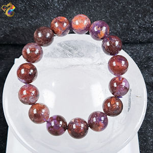 Collection Ceiling Grade Amethyst Phantom Quartz Bracelet
