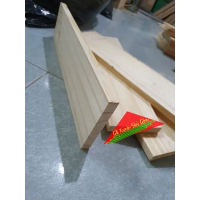 Thanh gỗ thông rộng 10cm x dày 1.5cm x dài 60cm-50cm-40cm-30cm-25cm được bào 4 mặt dùng làm kệ trang trí làm thùng gỗ